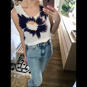 NWT Flynn Skye Dakota White Cropped Tank Top